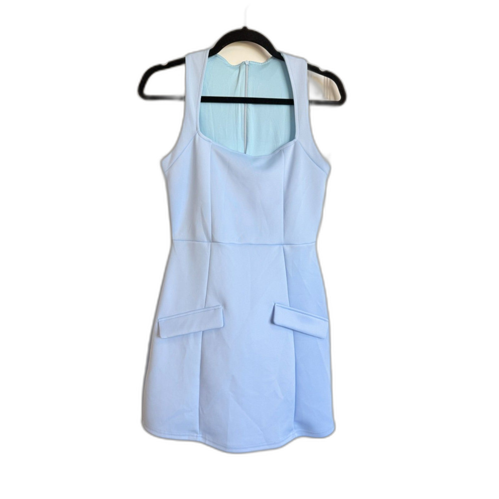Baby Blue A Line Dress